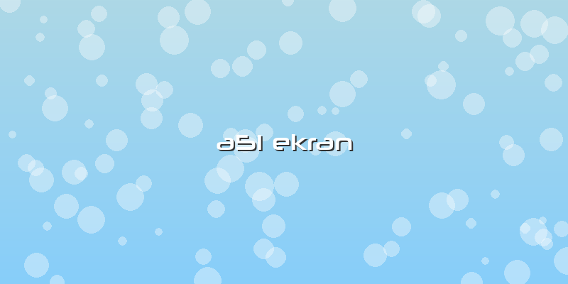 A51 Ekran