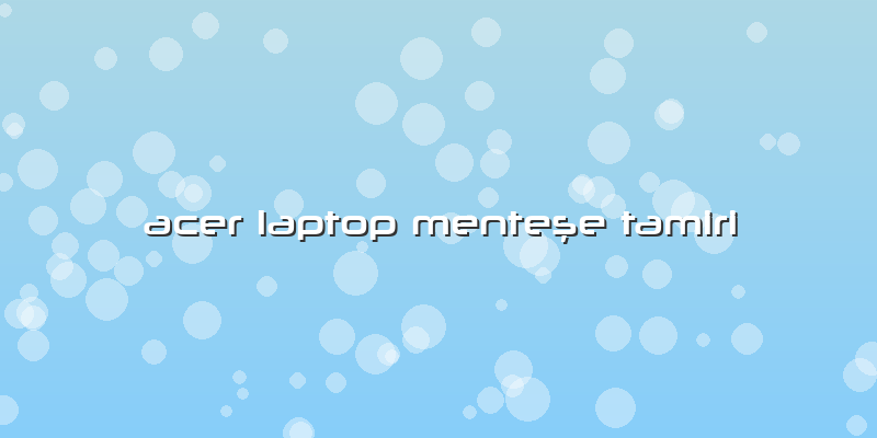 Acer Laptop Menteşe Tamiri