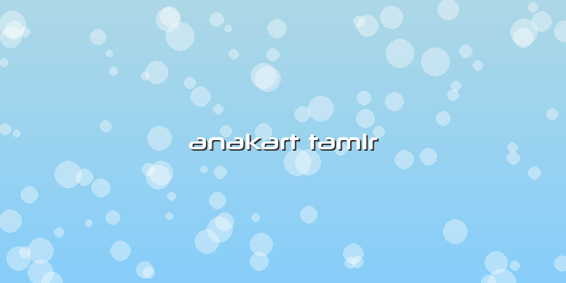 Anakart Tamir