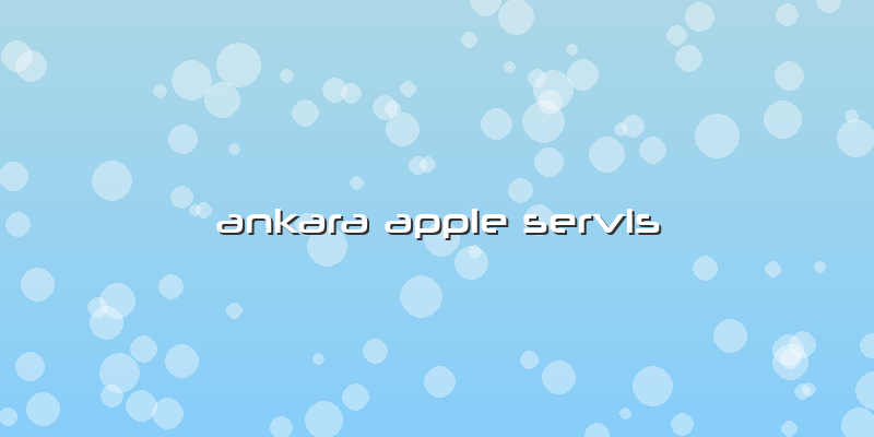 Ankara Apple Servis