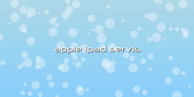 Apple Ipad Servis