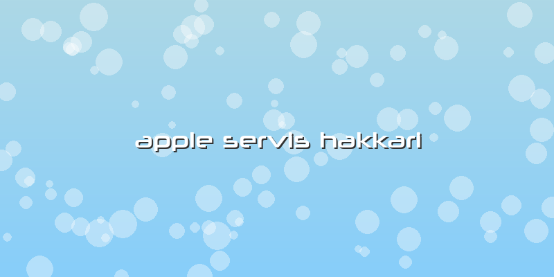 Apple Servis Hakkari