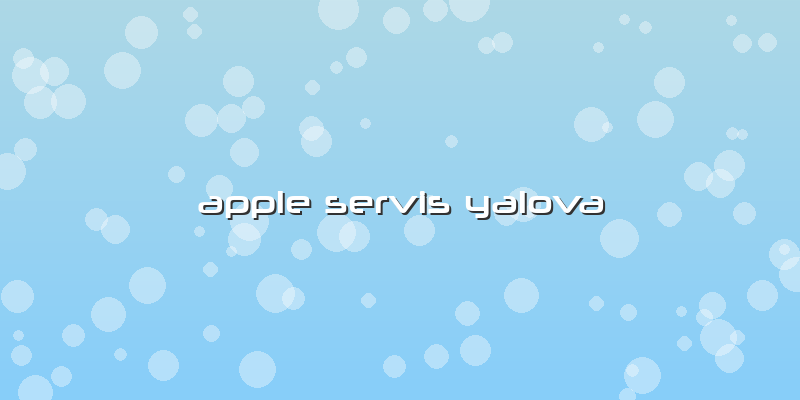 Apple Servis Yalova