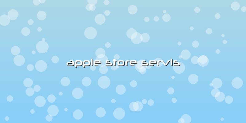 Apple Store Servis