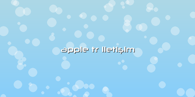Apple Tr Iletişim