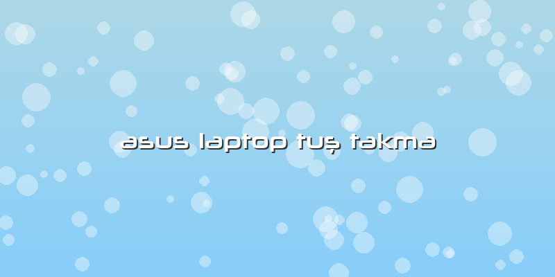 Asus Laptop Tuş Takma