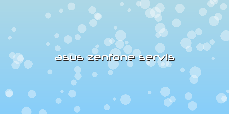 Asus Zenfone Servis