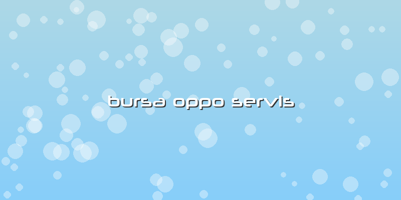 Bursa Oppo Servis