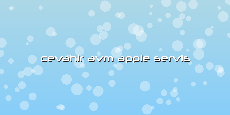 Cevahir Avm Apple Servis
