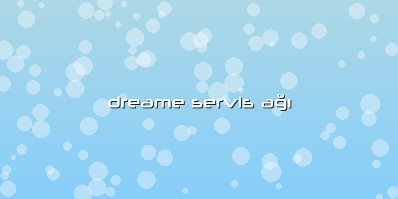 Dreame Servis Ağı