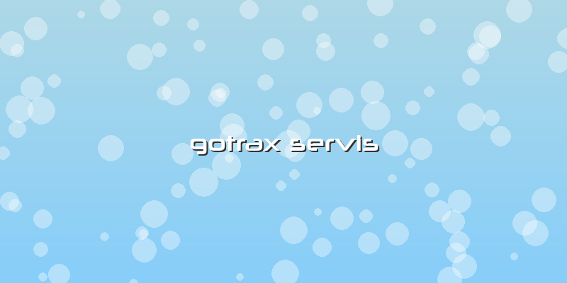 Gotrax Servis