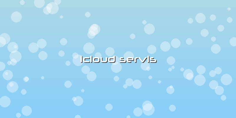 Icloud Servis