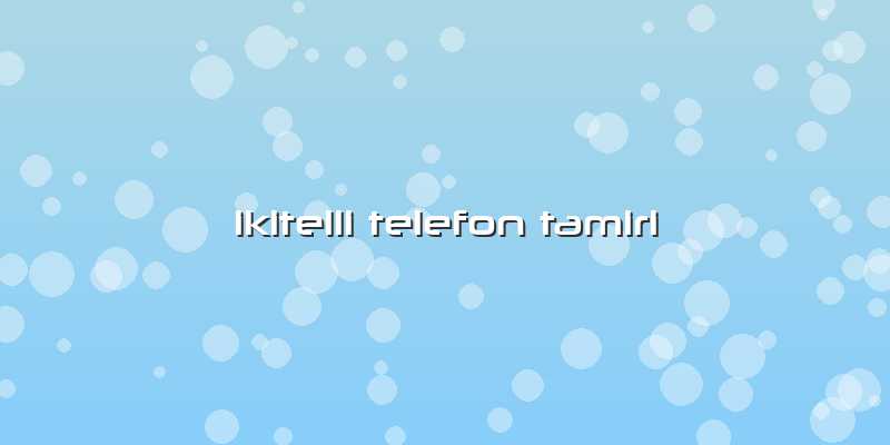 Ikitelli Telefon Tamiri
