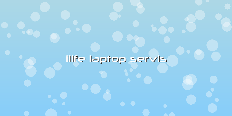 Ilife Laptop Servis