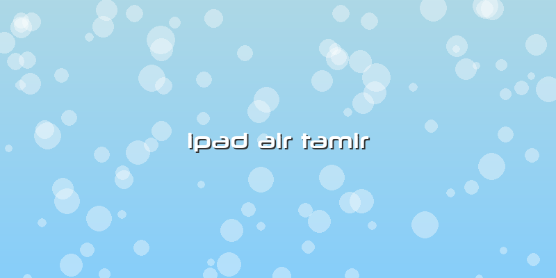 Ipad Air Tamir