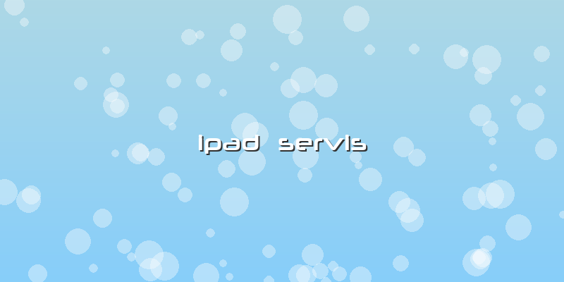Ipad Servis