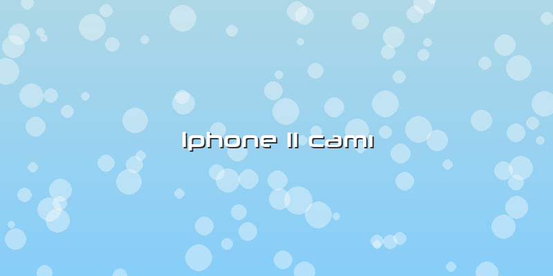 Iphone 11 CamÄ±