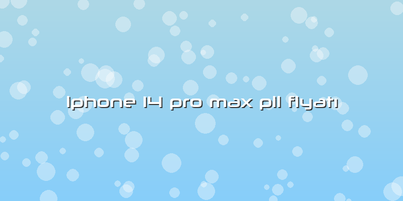 Iphone 14 Pro Max Pil FiyatÄ±