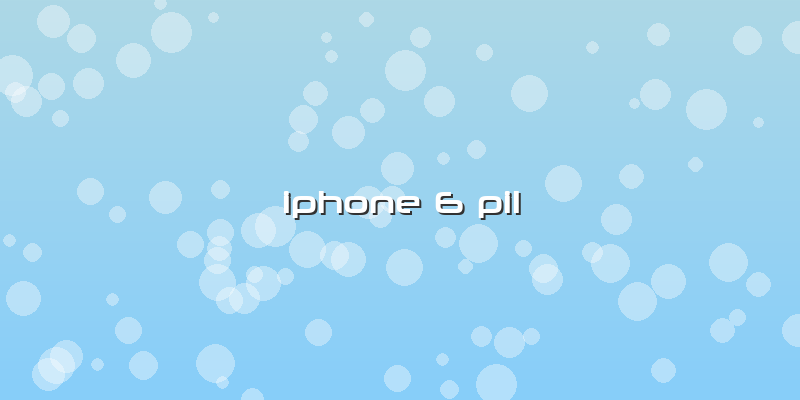 Iphone 6 Pil