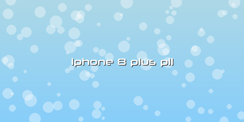 Iphone 8 Plus Pil