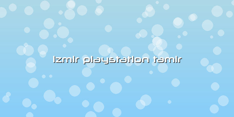 Izmir Playstation Tamir