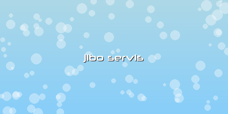 Jibo Servis