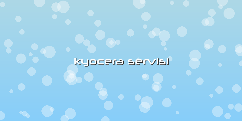 Kyocera Servisi