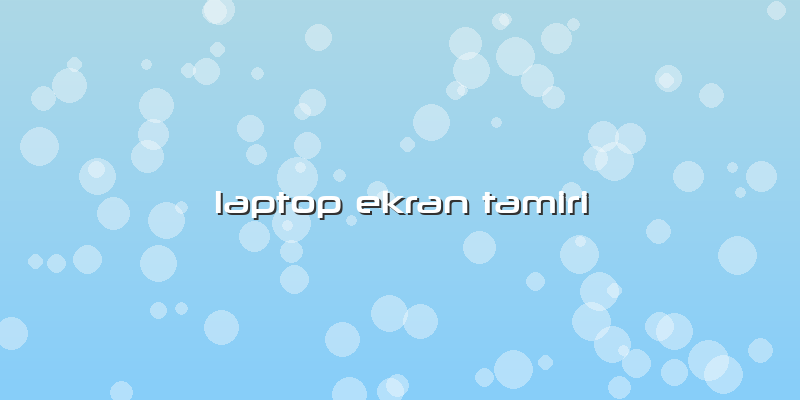Laptop Ekran Tamiri