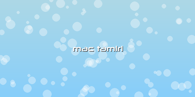 Mac Tamiri