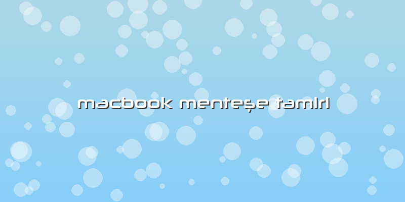 Macbook Menteşe Tamiri