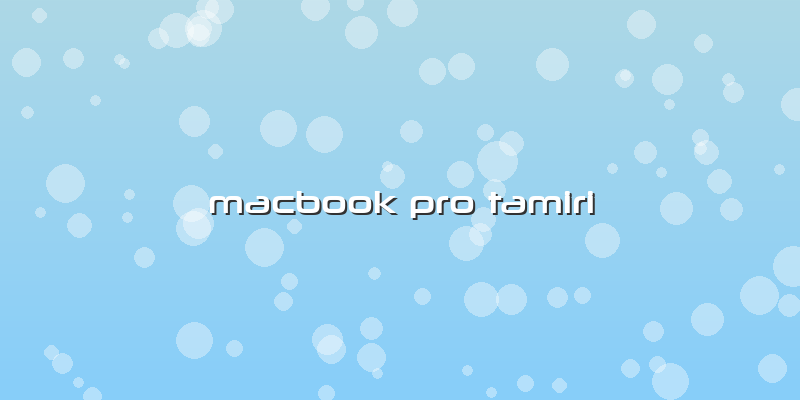Macbook Pro Tamiri