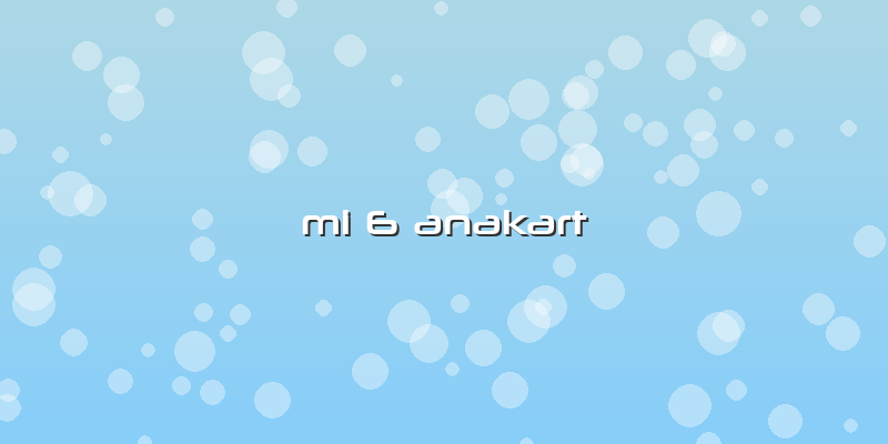 Mi 6 Anakart