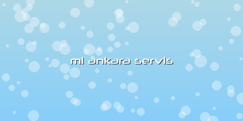 Mi Ankara Servis
