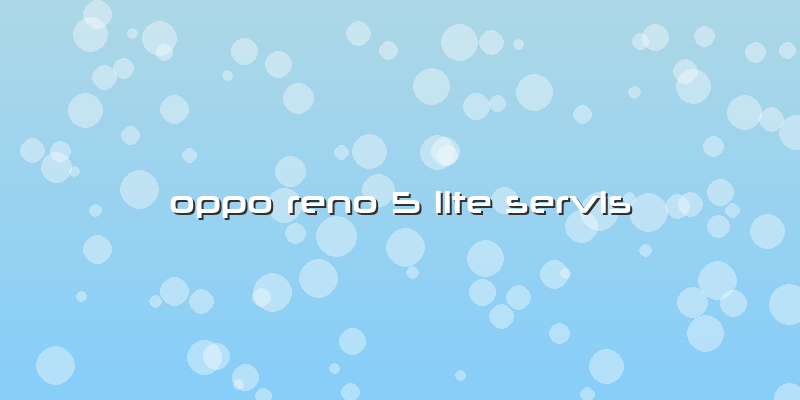Oppo Reno 5 Lite Servis