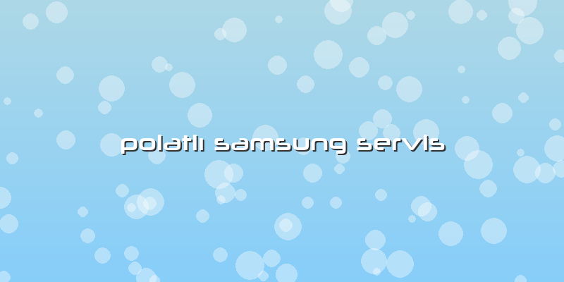 PolatlÄ± Samsung Servis