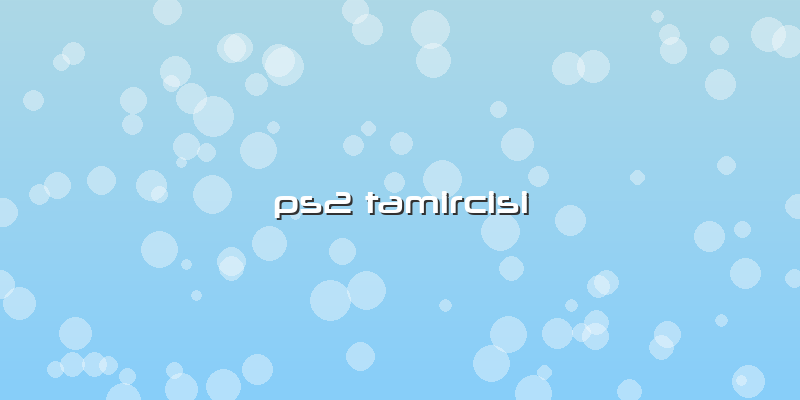 Ps2 Tamircisi