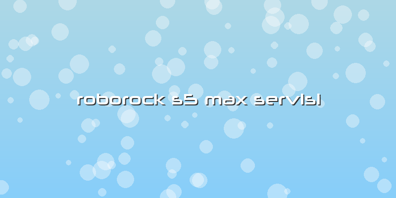 Roborock S5 Max Servisi