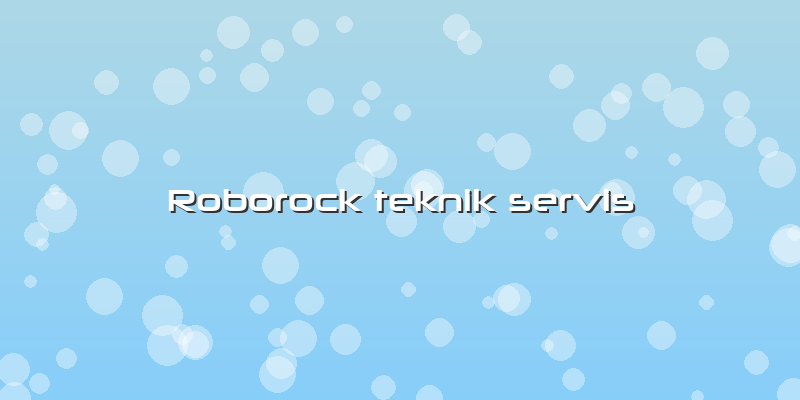 Roborock Teknik Servis