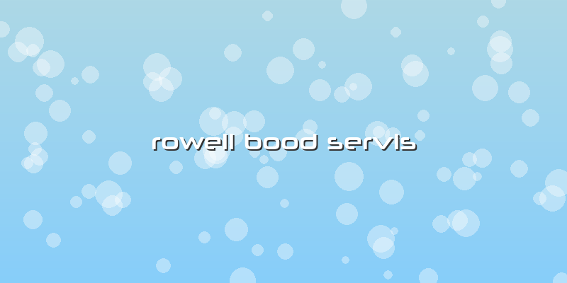 Rowell Bood Servis