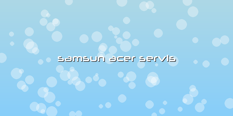 Samsun Acer Servis