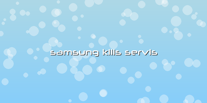 Samsung Kilis Servis