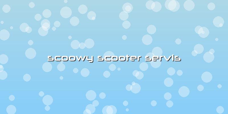 Scoowy Scooter Servis