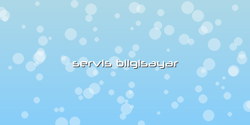 Servis Bilgisayar