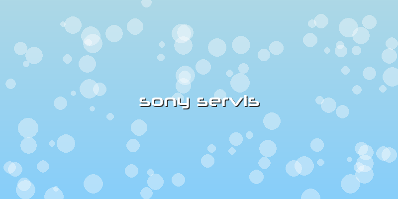 Sony Servis