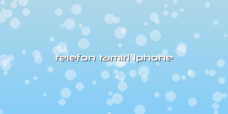Telefon Tamiri Iphone