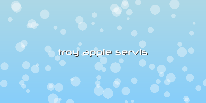 Troy Apple Servis