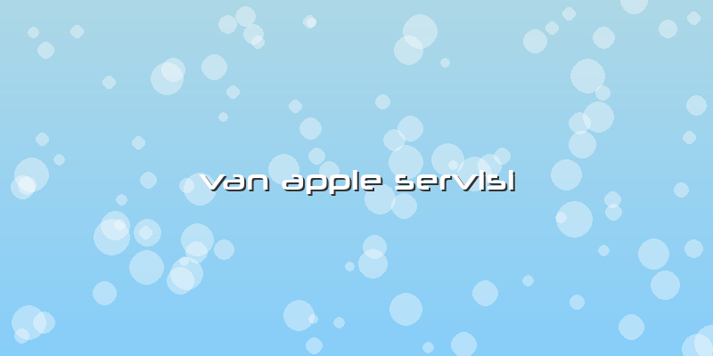 Van Apple Servisi