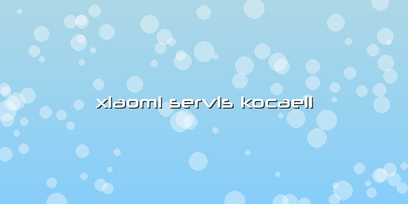 Xiaomi Servis Kocaeli