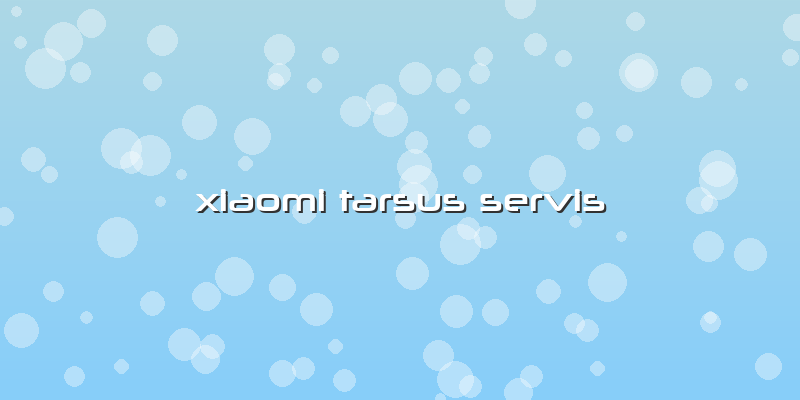 Xiaomi Tarsus Servis