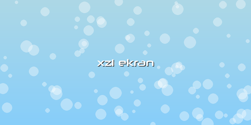 Xz1 Ekran